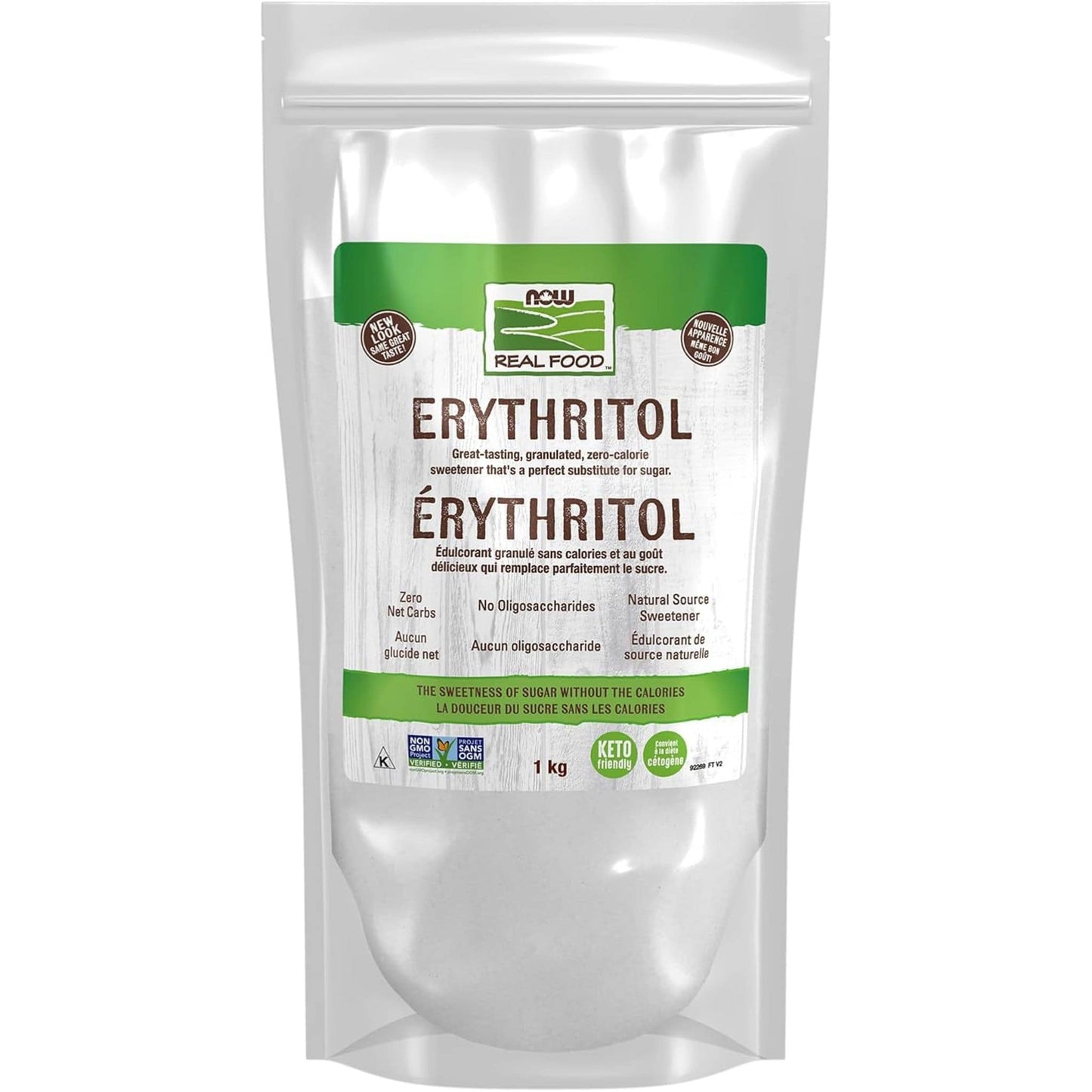 1134g/1kg | NOW Real Food Erythritol Sweetener