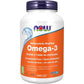 200 Softgels | NOW Omega - 3 1000 mg, Cholesterol-Free, 180 EPA/120 DHA