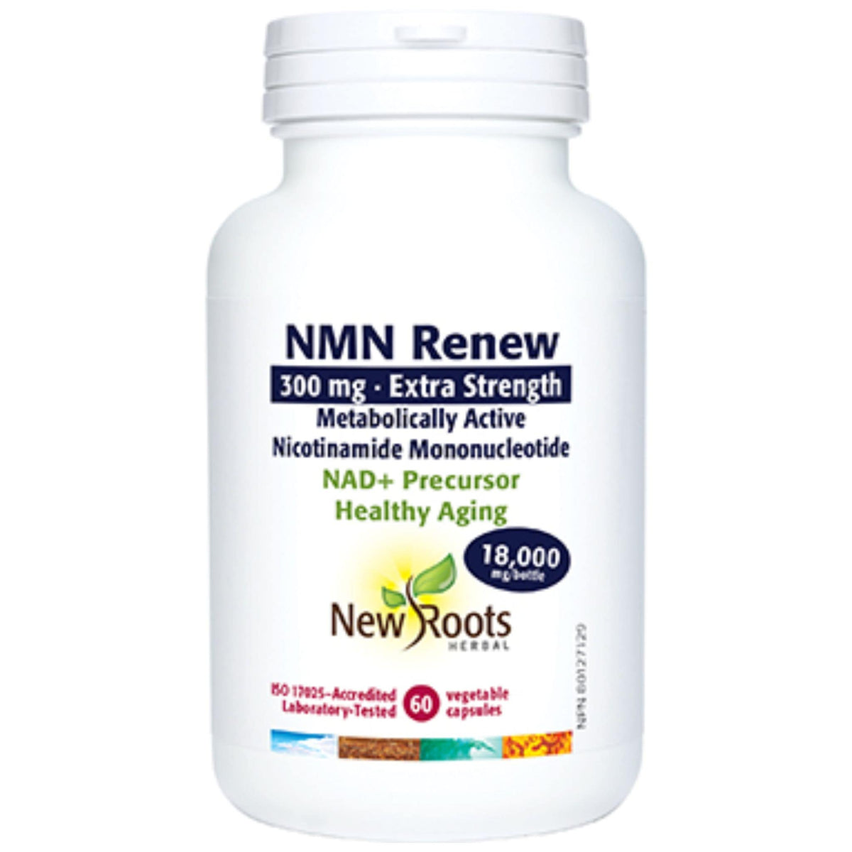 New Roots NMN Renew Extra Strength, 60 Vegetable Capsules