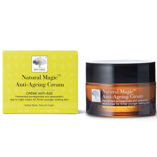 New Nordic Natural Magic Anti-Ageing Cream, Fermented Pomegranate and Astaxanthin, 50ml