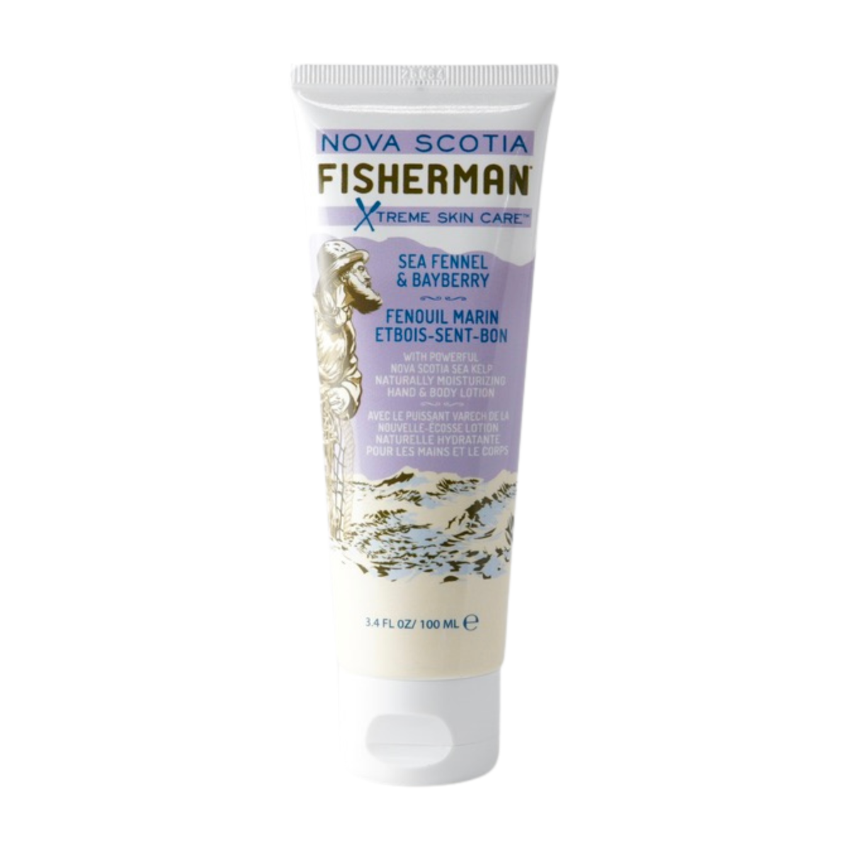 Nova Scotia Fisherman Hand & Body Lotion with Sea Kelp, 3 Scents, 100ml-240ml - Sea Fennel & Bayberry / 100ml