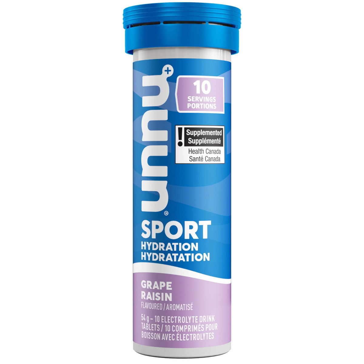 10 Tablets Grape | Nuun Sport Hydration Electrolytes Tablets
