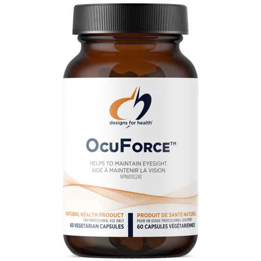 60 Vegetable Capsules | Designs for Health OcuForce 