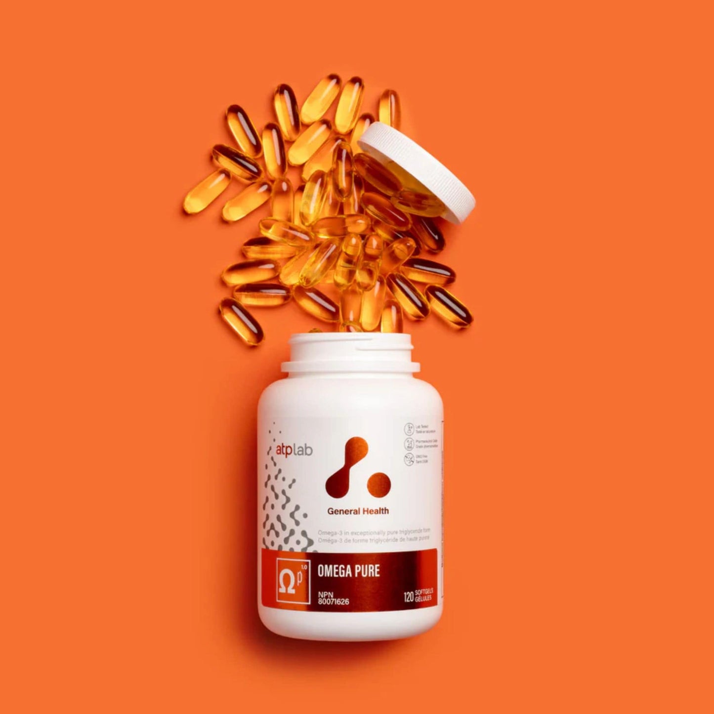 120 Softgels | ATP Lab Omega Pure