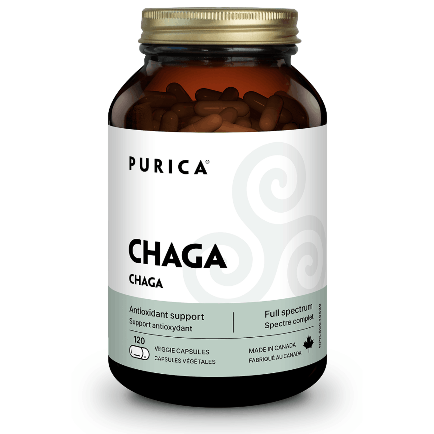 120 Vegetable Capsules | Purica Chaga