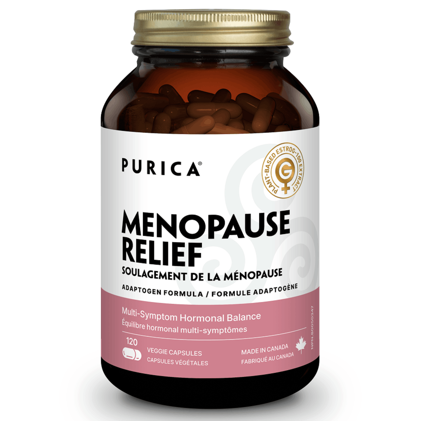 120 Vegetable Capsules | Purica Menopause Relief