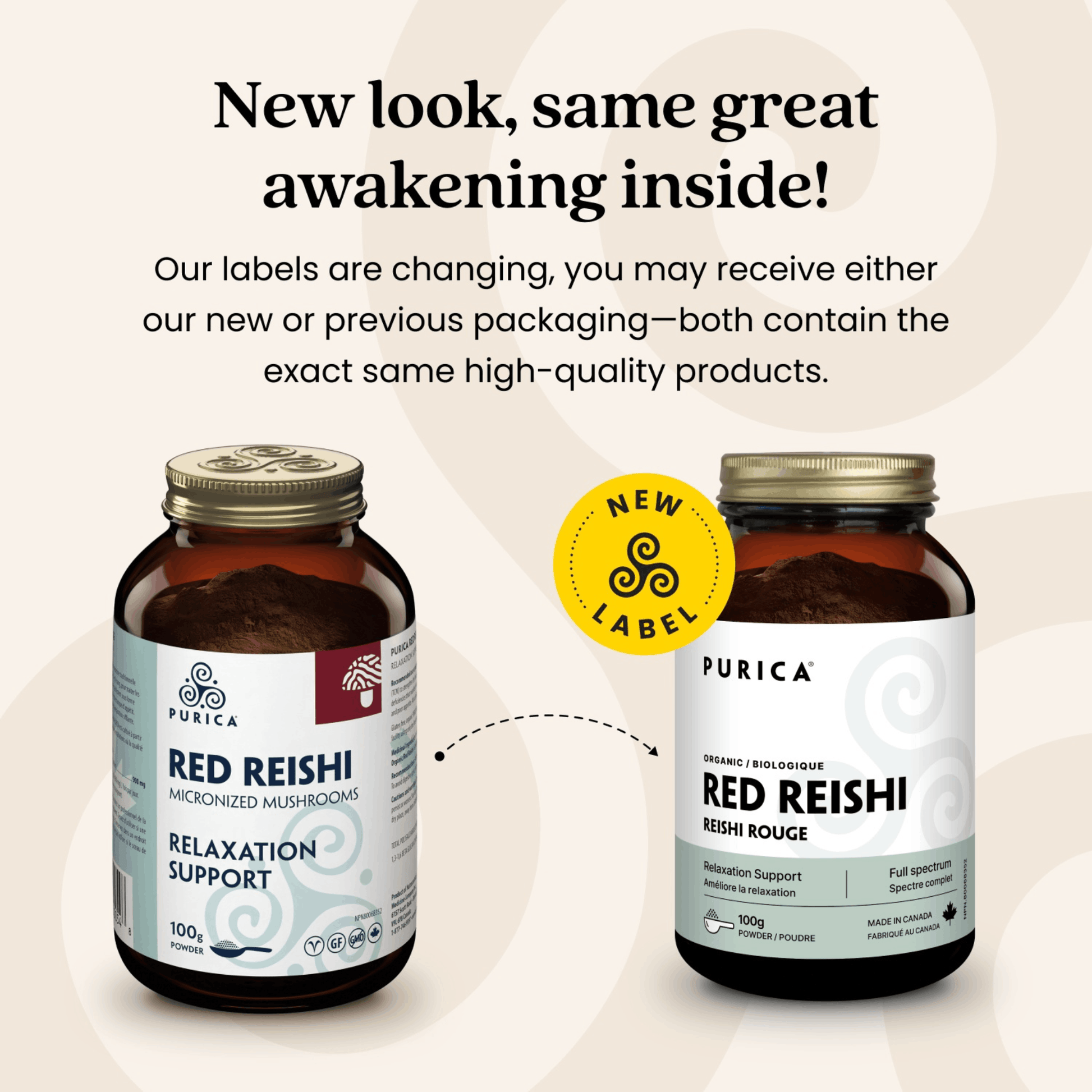 100g | Purica Red Reishi Powder