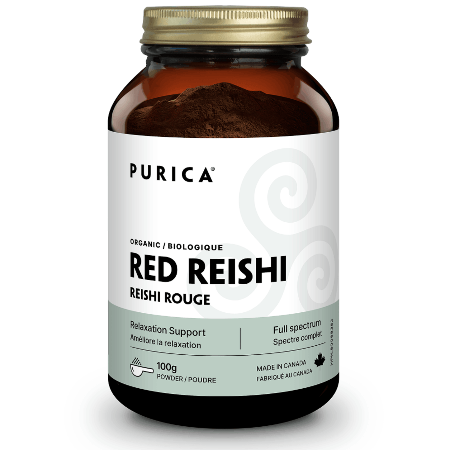 100g | Purica Red Reishi Powder