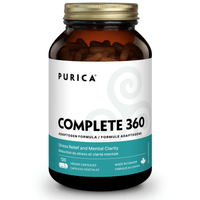 Purica Complete 360 Micronized Mushrooms, 360 Degree Stress Relief & Immune Support, Capsules