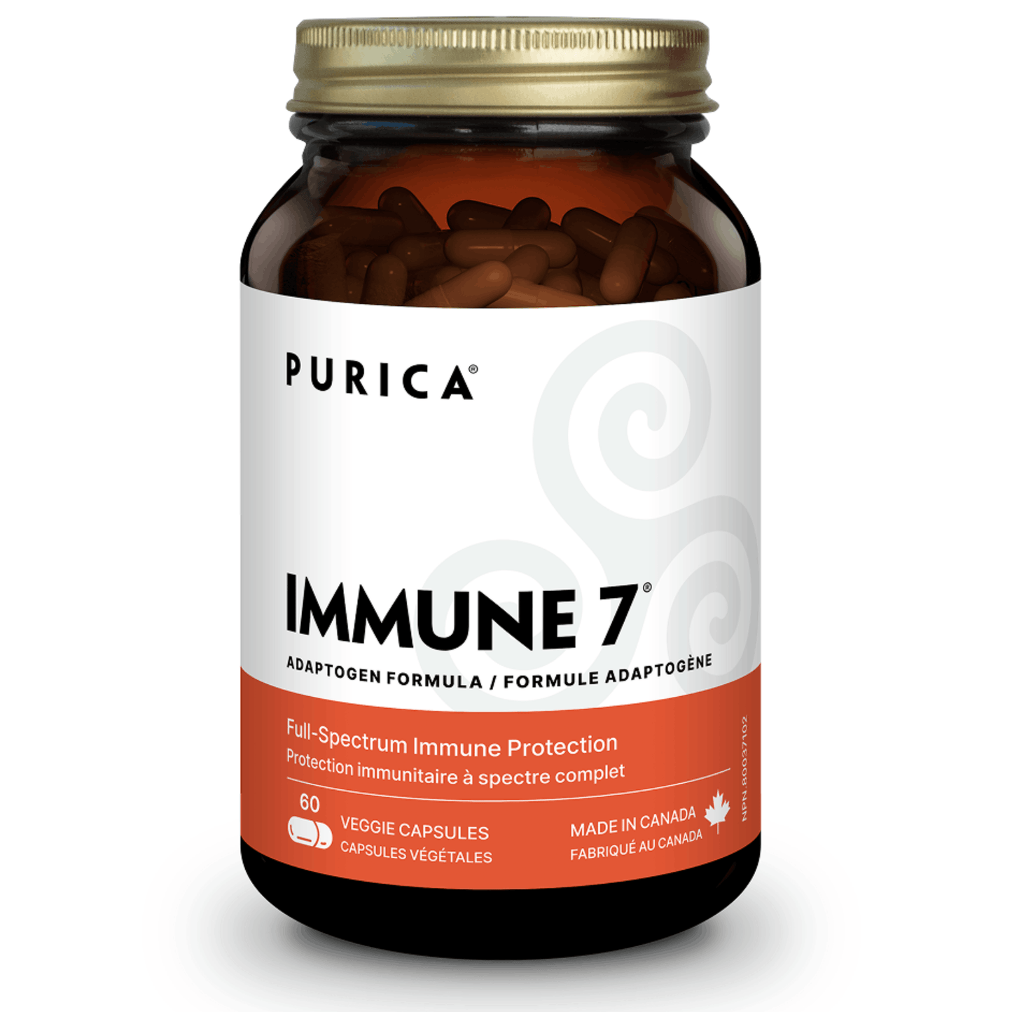 60 Vegetable Capsules | Purica Immune 7