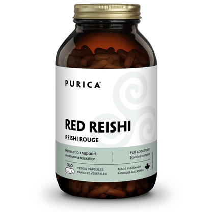 120 Vegatable Capsules | Purica Red Reishi