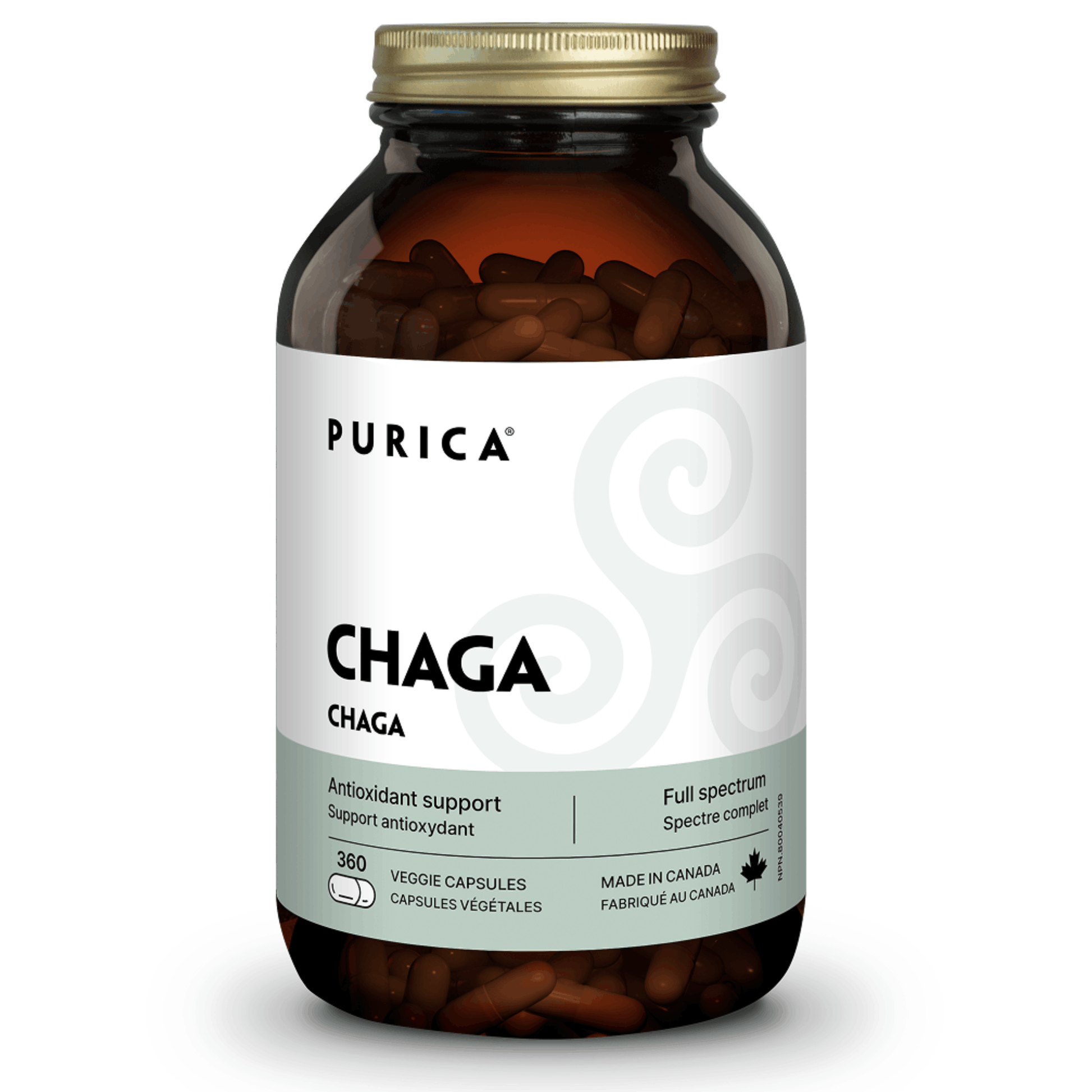 360 Vegetable Capsules | Purica Chaga