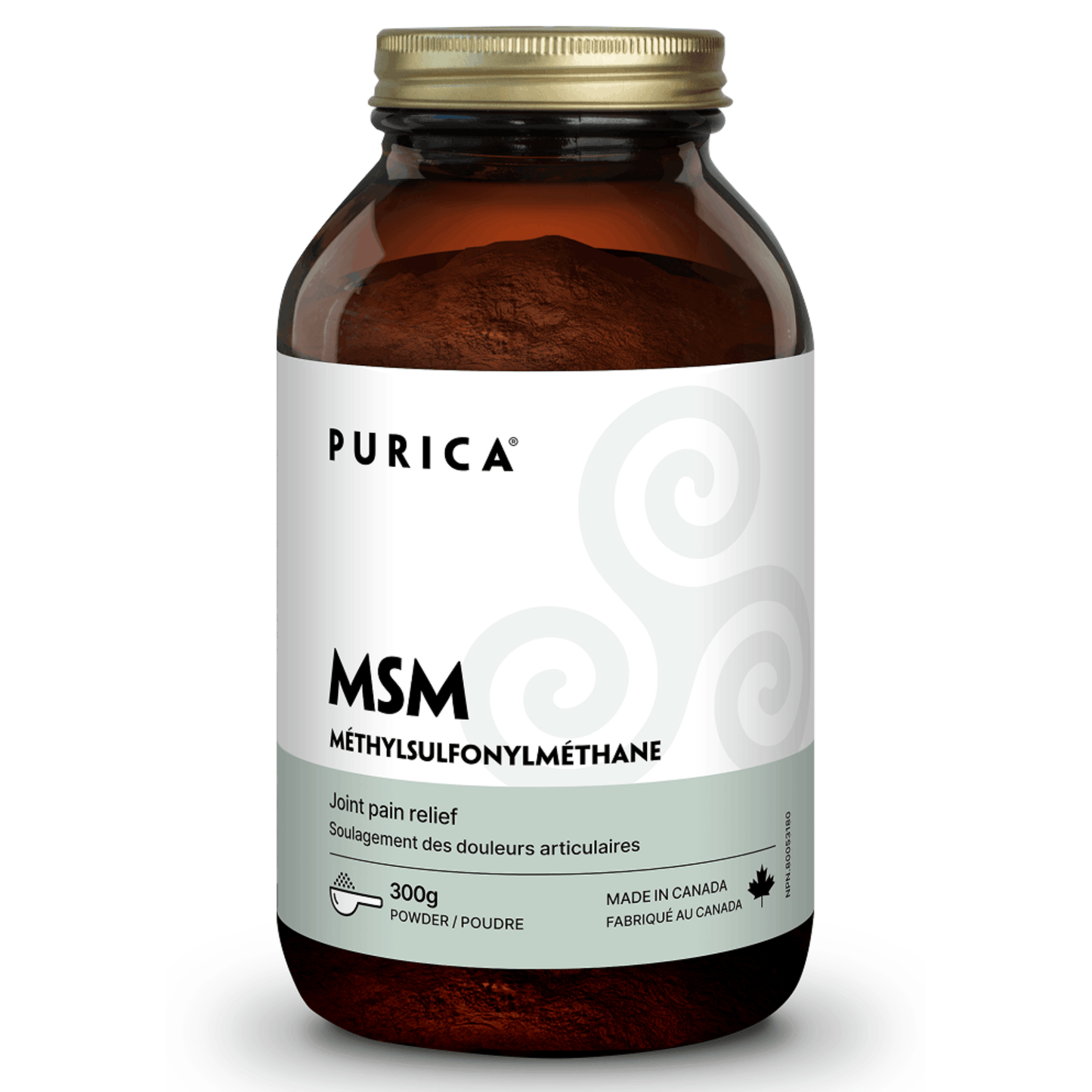 300g Unflavoured | Purica MSM Powder