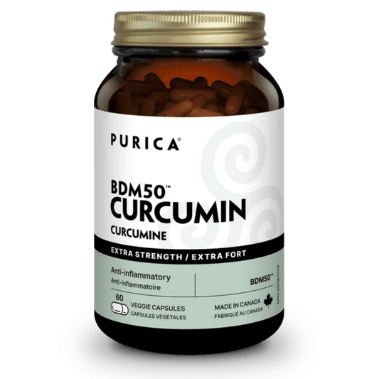 60 Vegetable Capsules | Purica BDM50 Curcumin