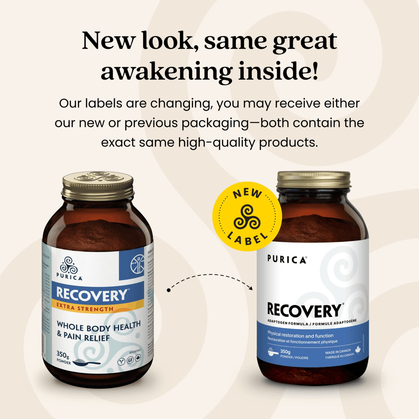 350g Unflavoured | Purica Recovery Powder