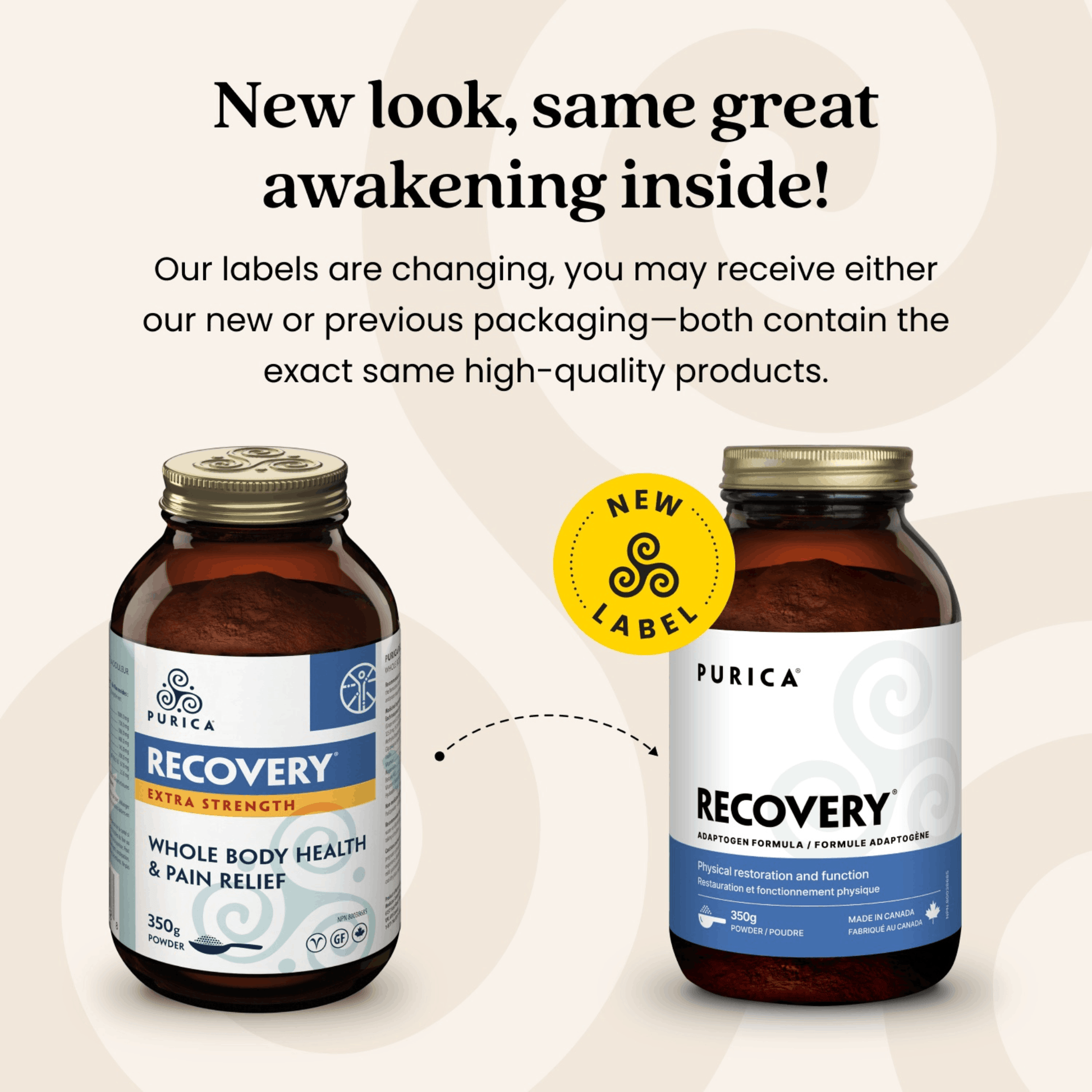 350g Unflavoured | Purica Recovery Powder