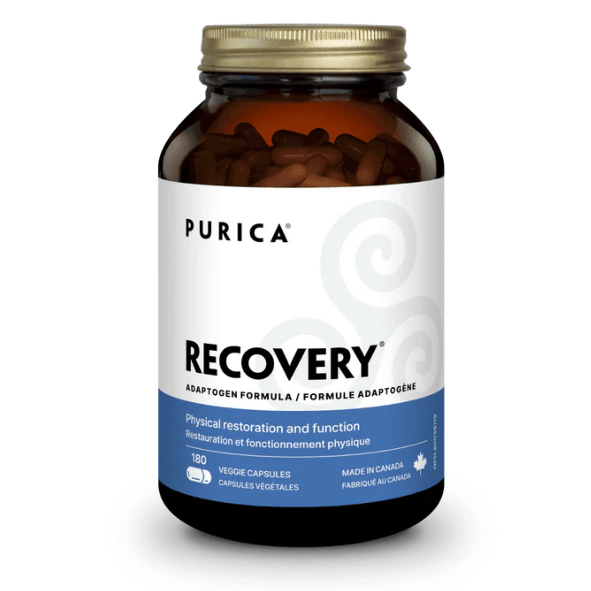 180 Vegetable Capsules | Purica Recovery Adaptogen Formula