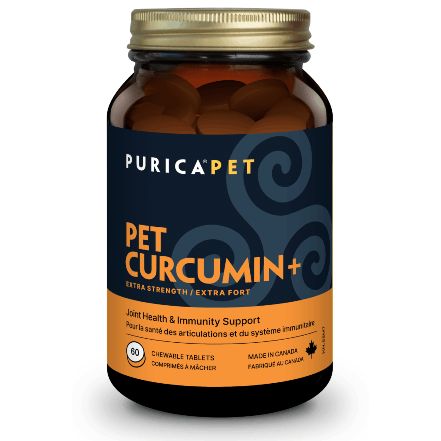 60 Chewable Tablets | Purica Pet Curcumin Plus