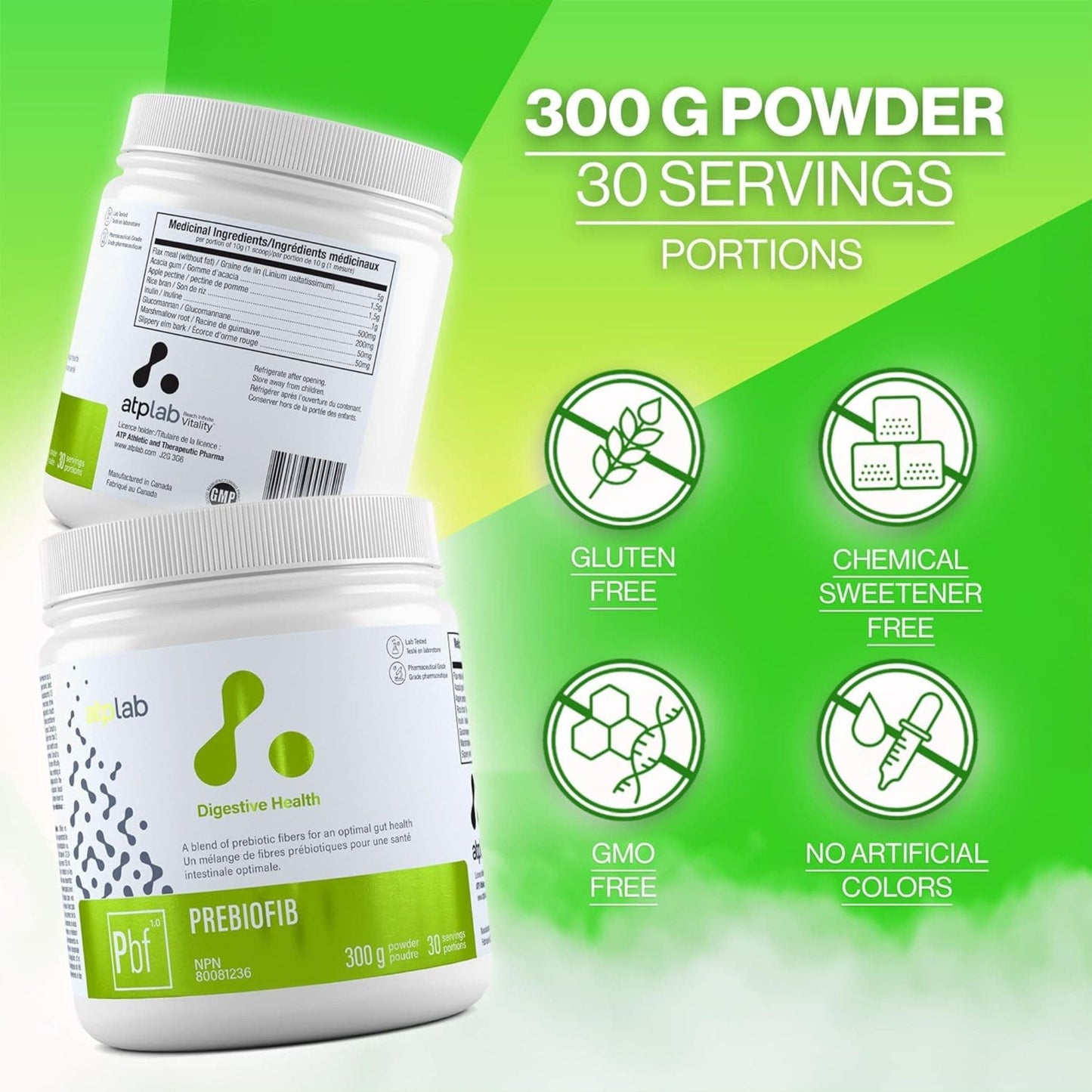 ATP Lab PreBioFib Powder, 300g