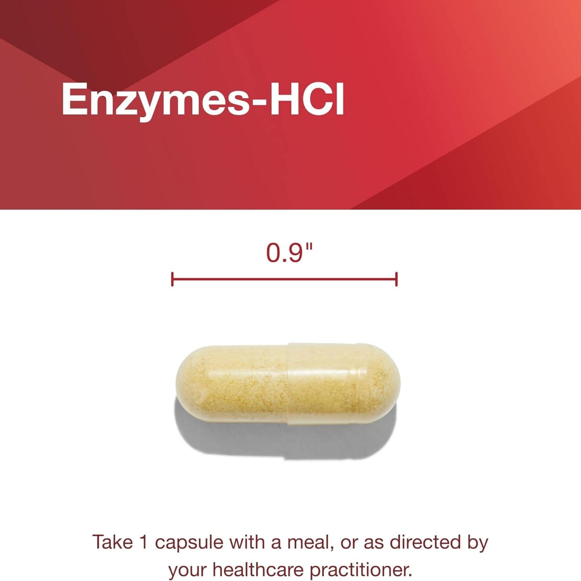 120 Capsules | Protocol For Life Balance Enzymes-HCl