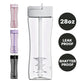 PerfectShaker LUMA Shaker Cup with Built In Straw, Ultra Premium Tritan Plastic, Leak-Proof, Shatter-Proof and Odor Resistant, 828ml