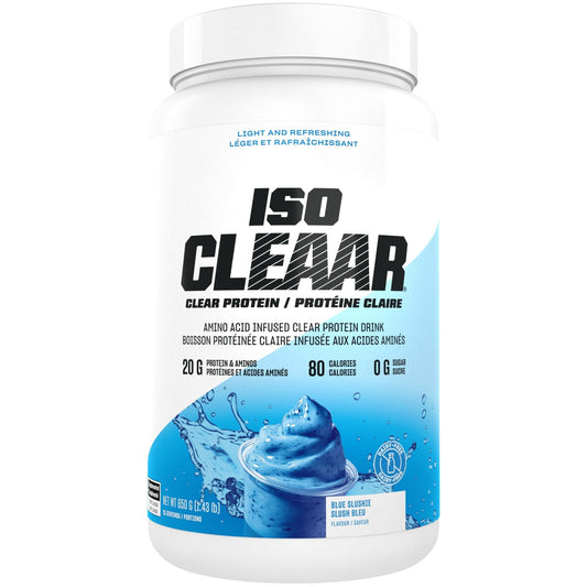 PVL ISO CLEAAR Refreshing Clear Protein Powder, 0g Sugar, 20g Dairy-Free Beef Protein, Collagen Peptides, Bone Broth Protein Blend, 25 Servings