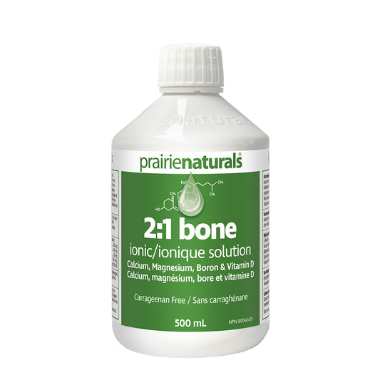 500ml Natural Fruit | Prairie Naturals 2:1 Bone Ionic Solution Liquid