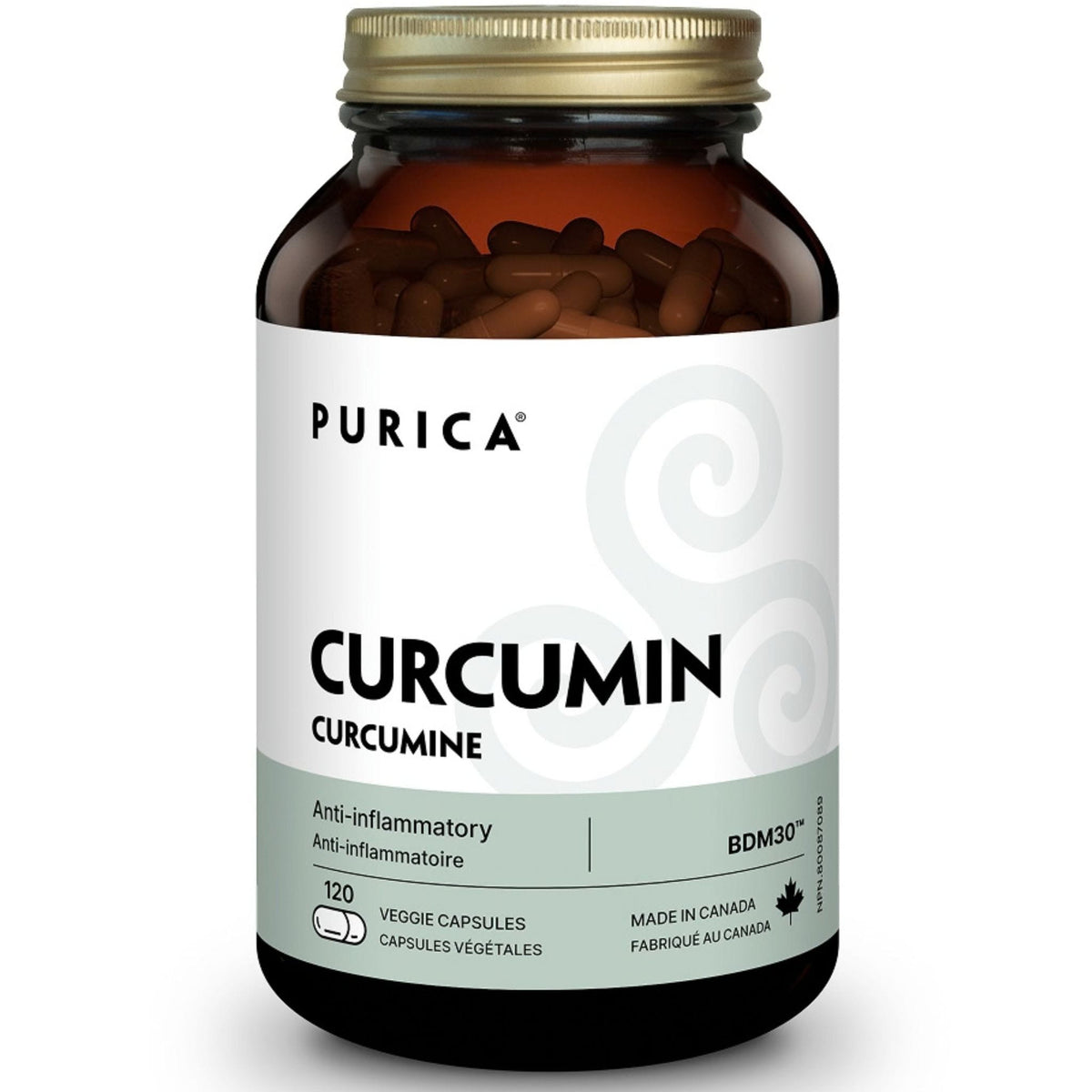 Purica Curcumin BDM30 Extra Strength 30X Potency of Regular Curcumin Extract, 30% BDMC