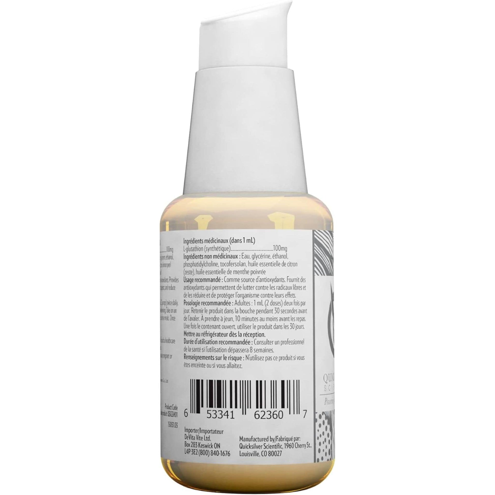 Quicksilver Scientific Liposomal Glutathione, 50ml Quicksilver Scientific Liposomal Glutathione, 50ml