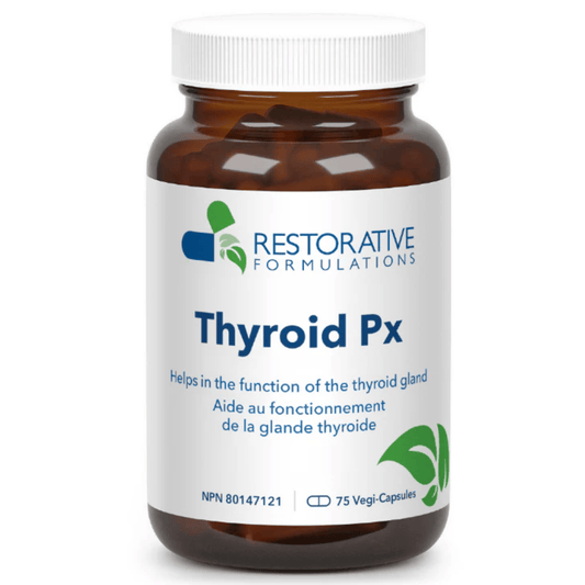 75 Vegetable Capsules | Restorative Formulations Thyroid Px