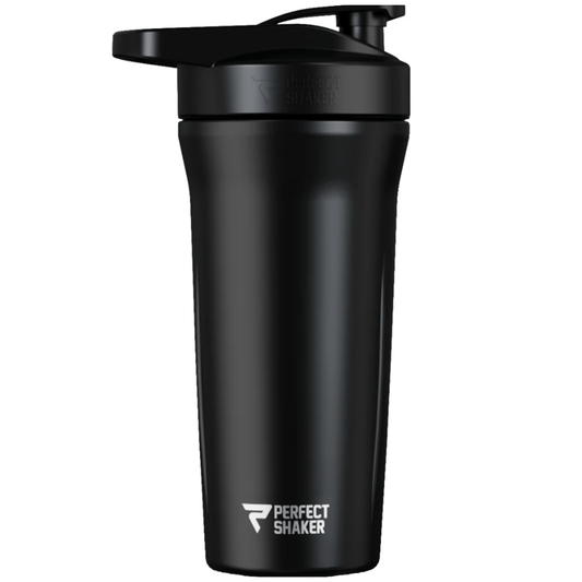 800ml (27oz) Black | PerefectShaker ACTIV Stainless Steel Shaker Cup