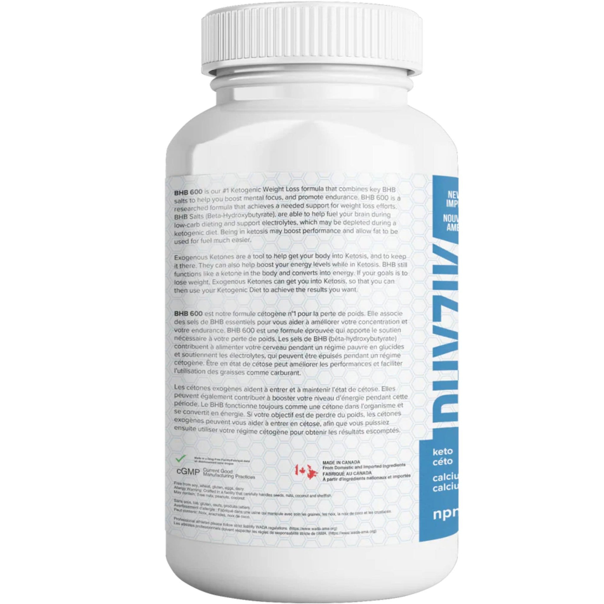 75 Vegan Capsules | Schinoussa BHB 600 Beta-Hydroxybutyrate