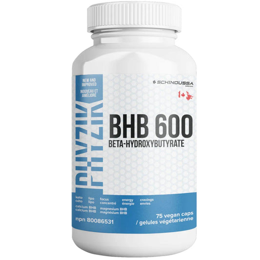 75 Vegan Capsules | Schinoussa BHB 600 Beta-Hydroxybutyrate
