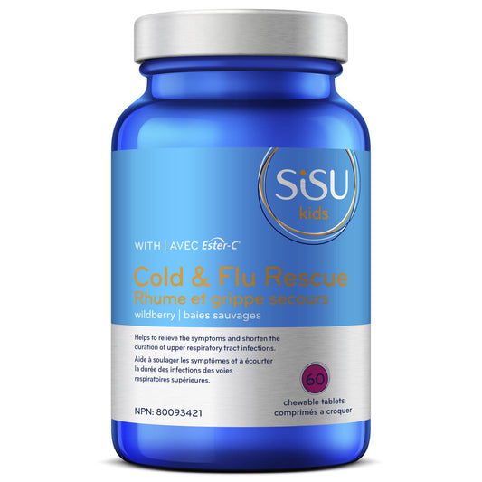 60 Chewable Tablets | Sisu Cold and Flu Rescue
