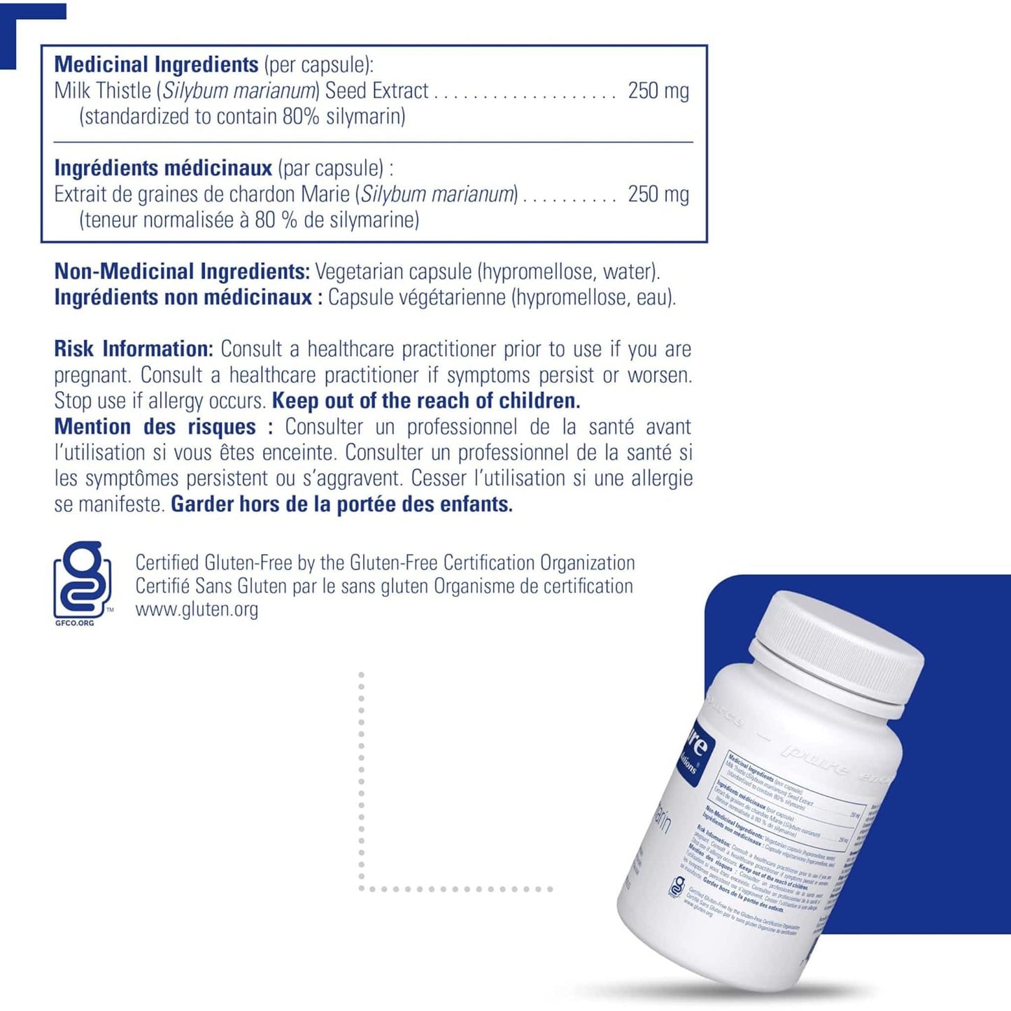 120 Capsules | Pure Encapsulations Silymarin