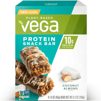 Coconut Almond 4x45g | Vega Protein Snack Bar 10g Protein // coconut almond flavour