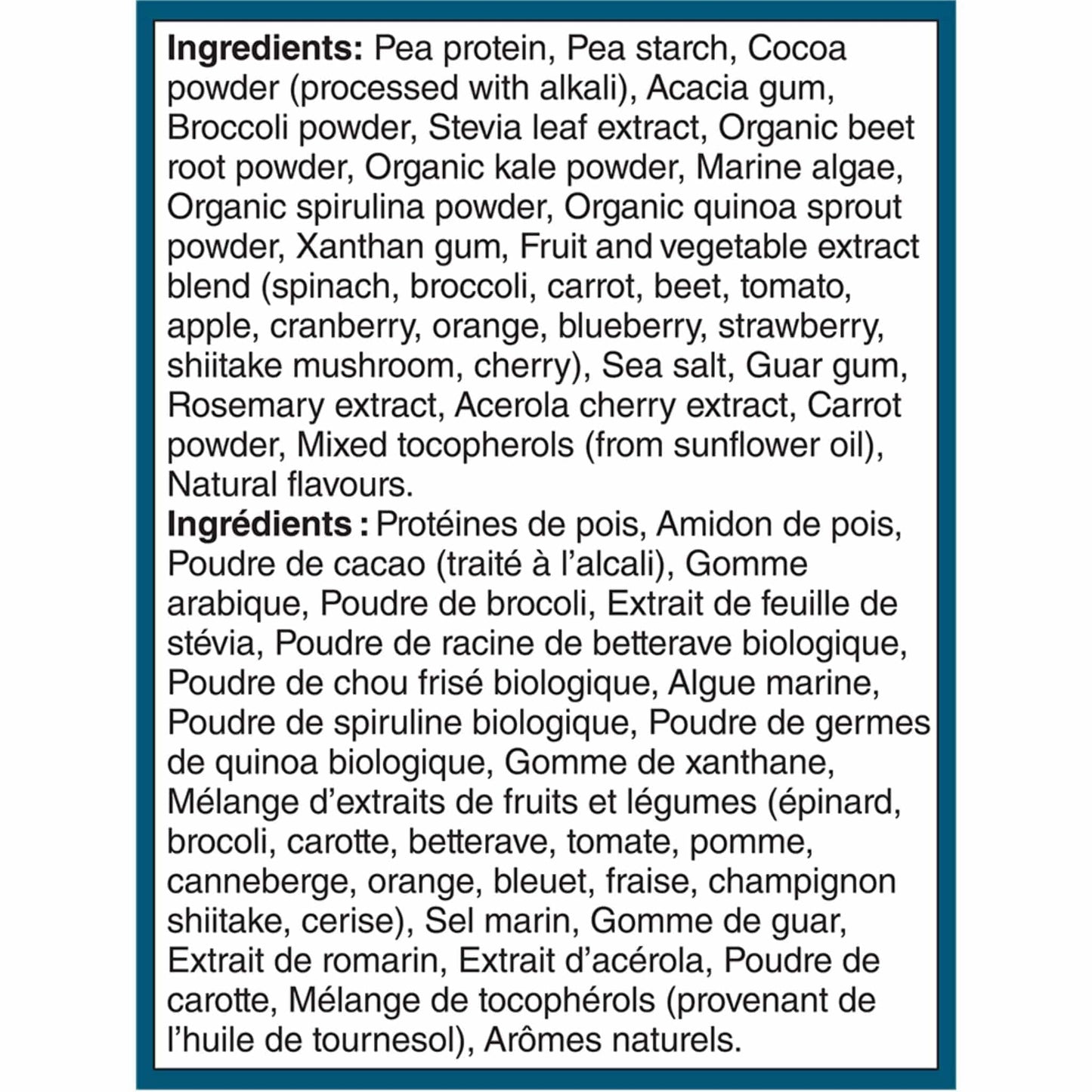 Chocolate Flavour, 613g | VEGA Premium Protein + Nutrition Plant-Based Protein