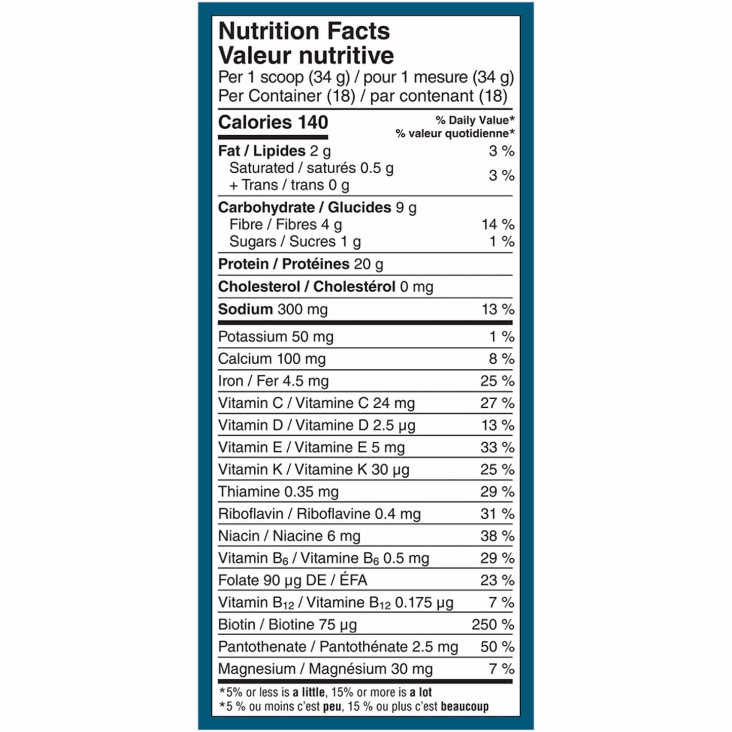 Vanilla Flavour, 619g | VEGA Premium Protein + Nutrition Plant-Based Protein