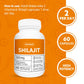 Vitacheck Shilajit 250mg, 50% Fulvic Acid, Natural Testosterone Booster for Men, Supports Energy, Strength and Hormonal Balance, 60 Vegetable Capsules CLEARANCE 25% Off Exp 6/28 Final Sale