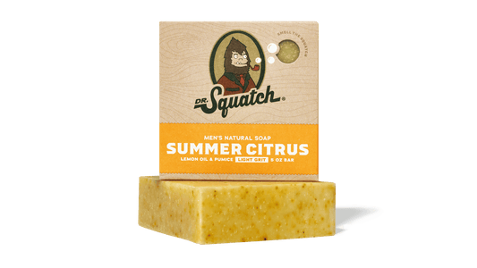 Dr. Squatch Summer Citrus Bar Soap, 141g