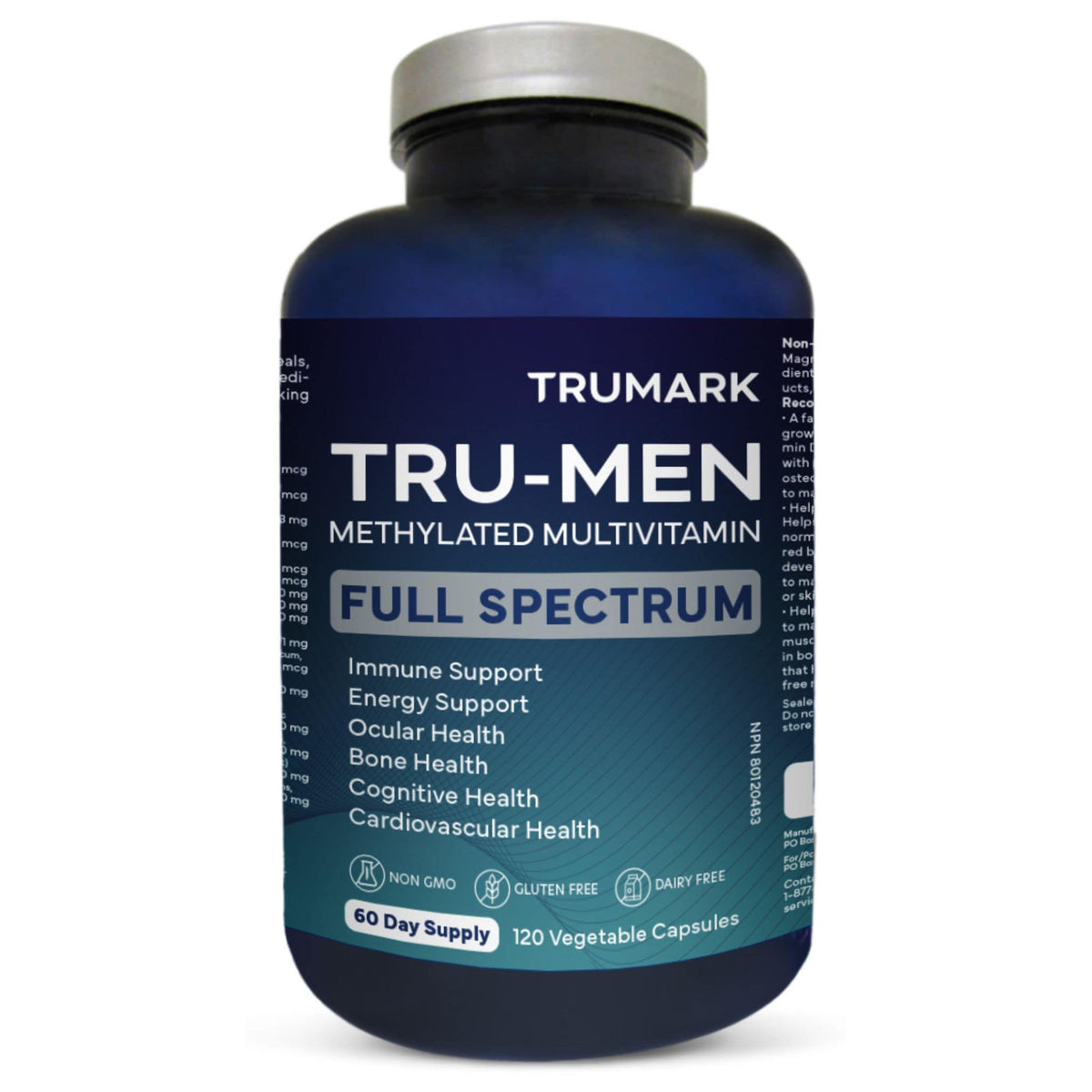 TRUMARK TRU-MEN Methylated Men's Multivitamin | Vitamart.ca