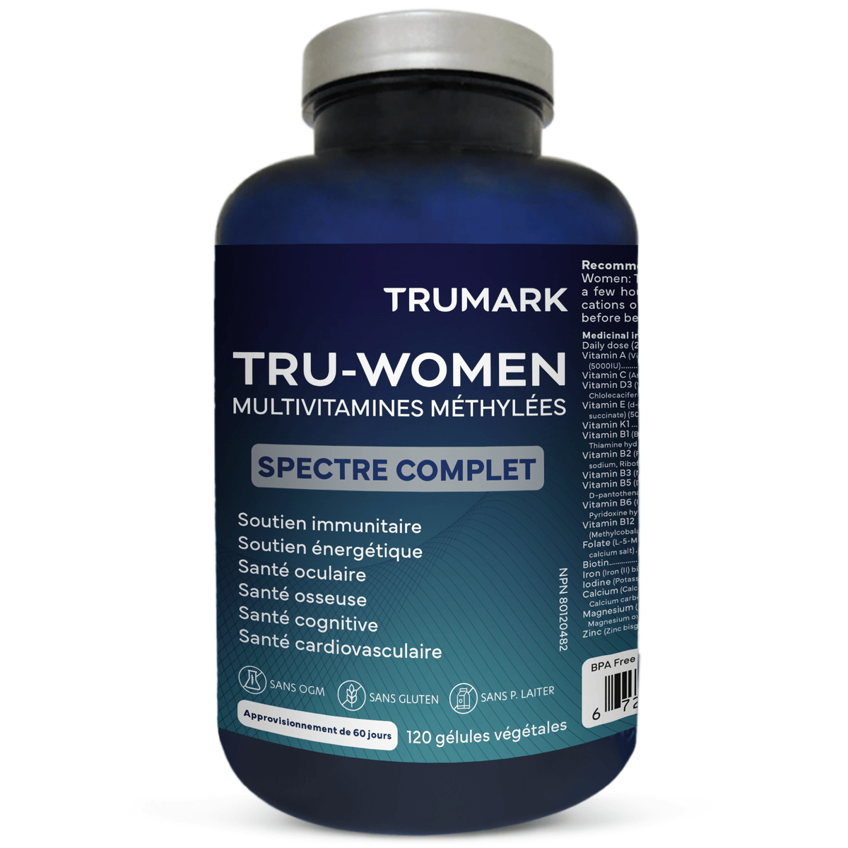 TRUMARK TRU-WOMEN Methylated Multivitamin for Women