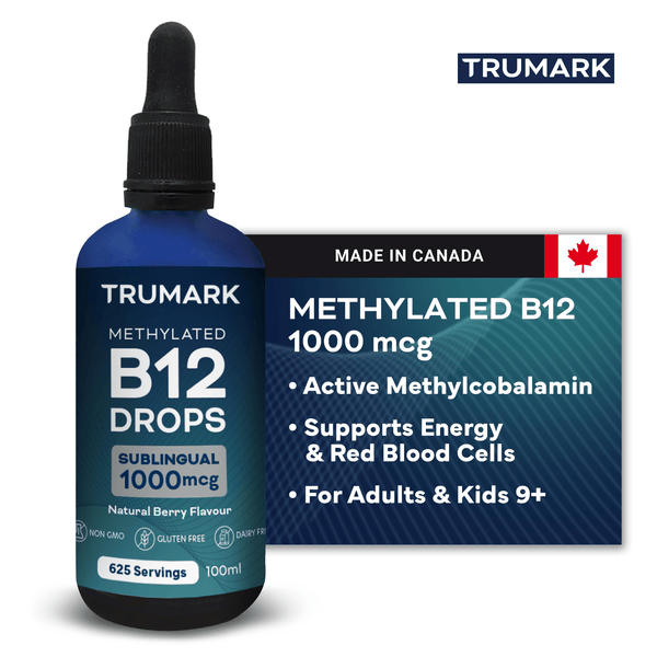 TRUMARK Methylated Vitamin B12 1000mcg Sublingual Drops, 100ml