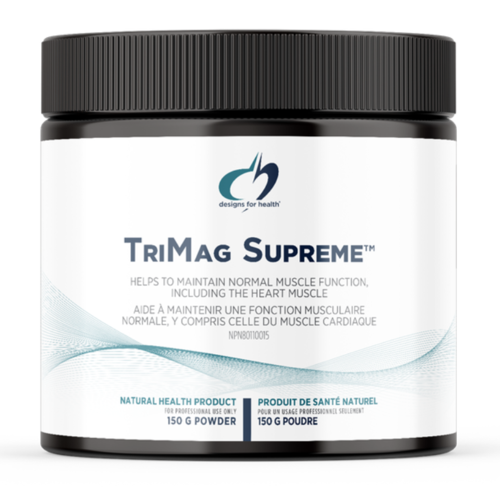 150g | Designs For Health TriMag Supreme Powder, Magnesium Blend 