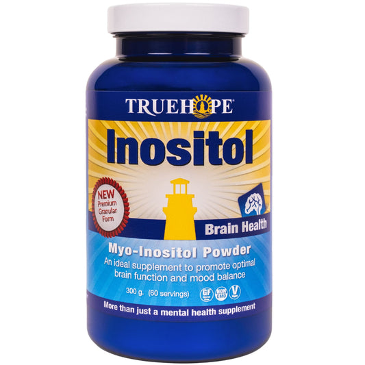TrueHope Inositol Granules Powder, Myo-Inositol Powder, Supports Optimal Brain Health and Mood Balance, 300g