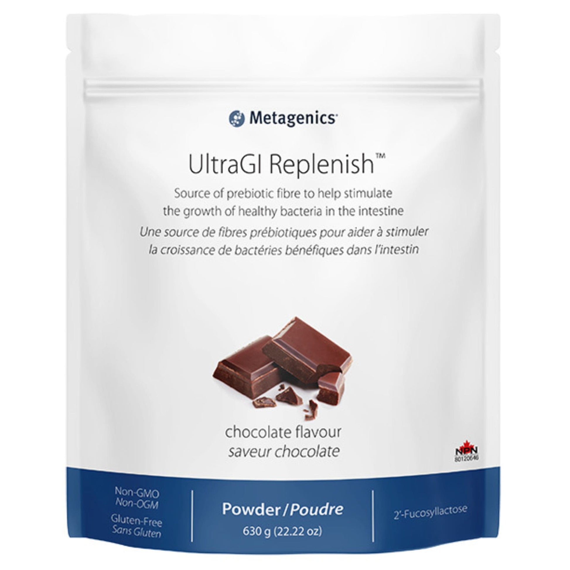 14 Servings Chocolate | Metagenics UltraGI Replenish Powder
