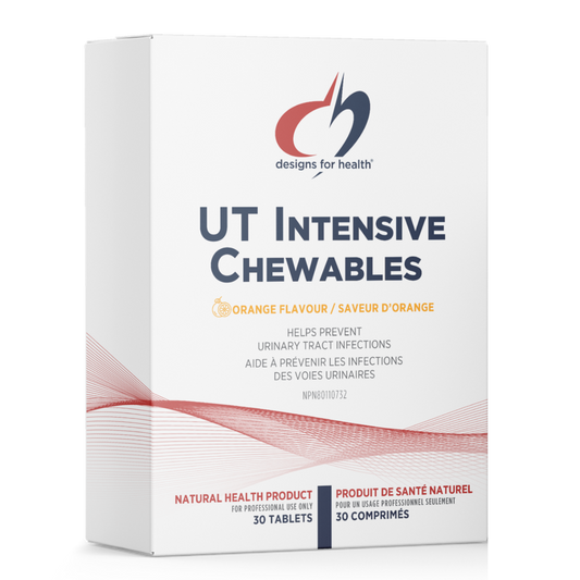 30 Chewable Tablets Orange Flavour | Designs for Health UT Intensive Chewables