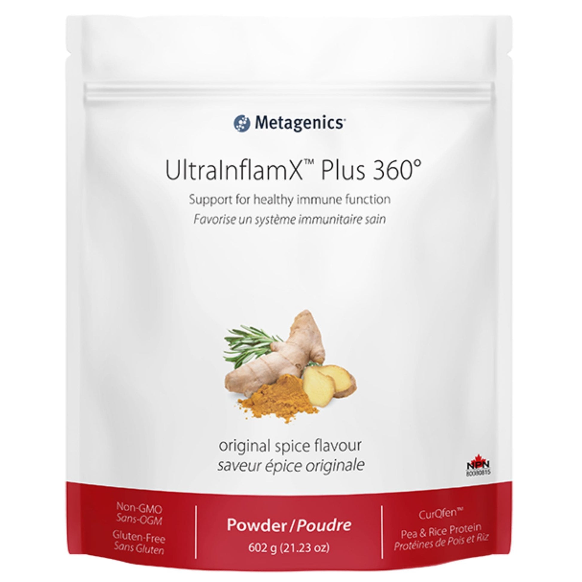 14 Servings Original Spice | Metagenics UltraInflamX Plus 360 // original spice flavour
