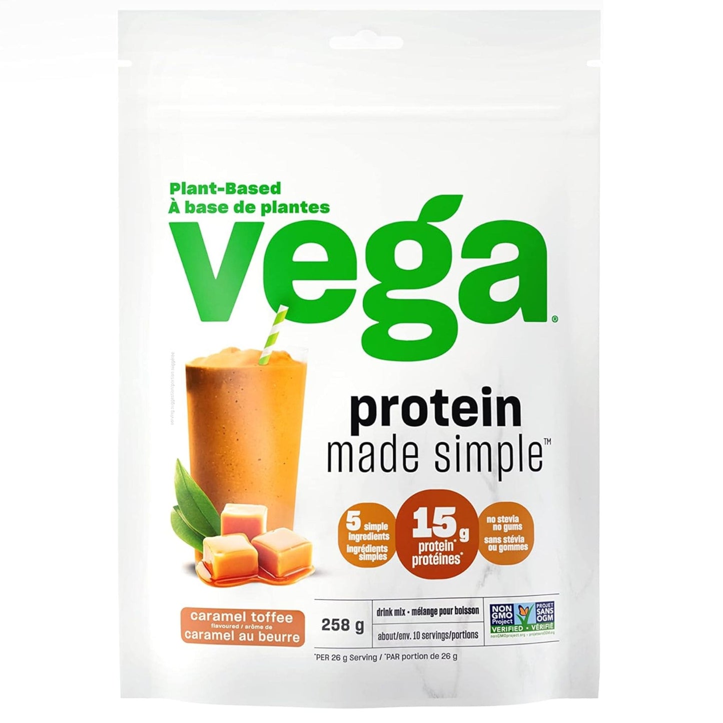 Caramel Toffee | Vega Protein Made Simple // caramel toffee flavour