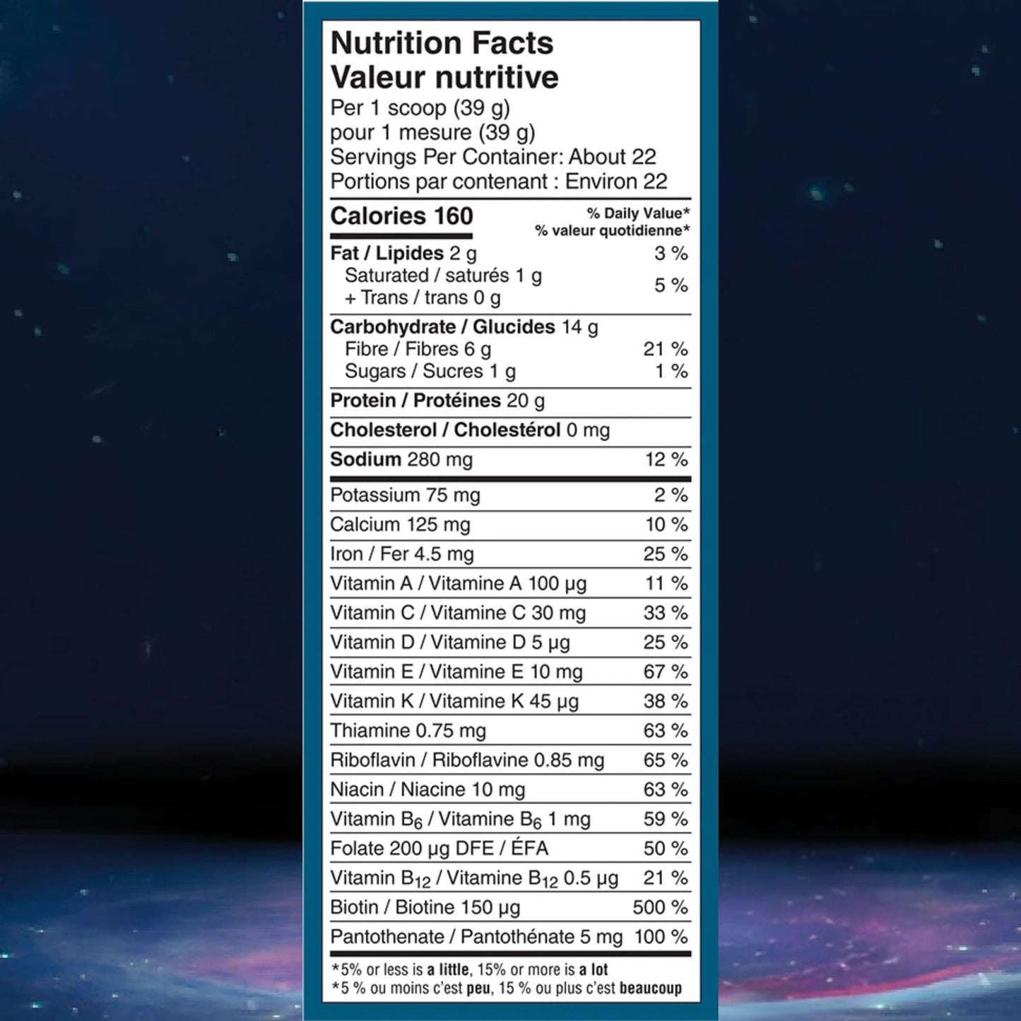 Natural Unsweetened Flavour, 860g | VEGA All-In-One Nutrition Plant-Based Protein